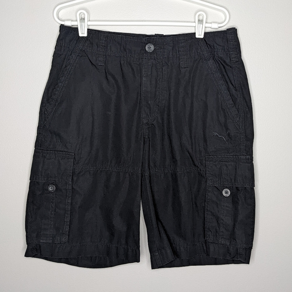 ✨3/$15 Puma black cargo shorts 30